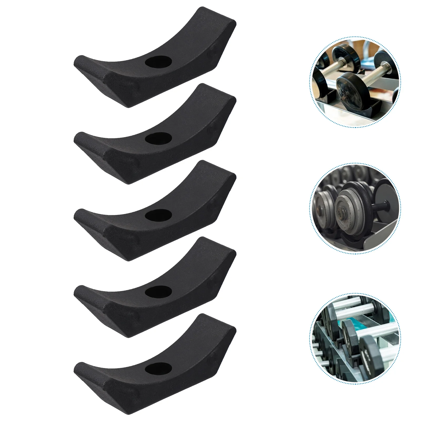 

5 Pcs Dumbbell Organizer Heavy Duty Brackets Dumbbell Weight Holder Dumbbell Weight Rack Adjustable+dumbbells