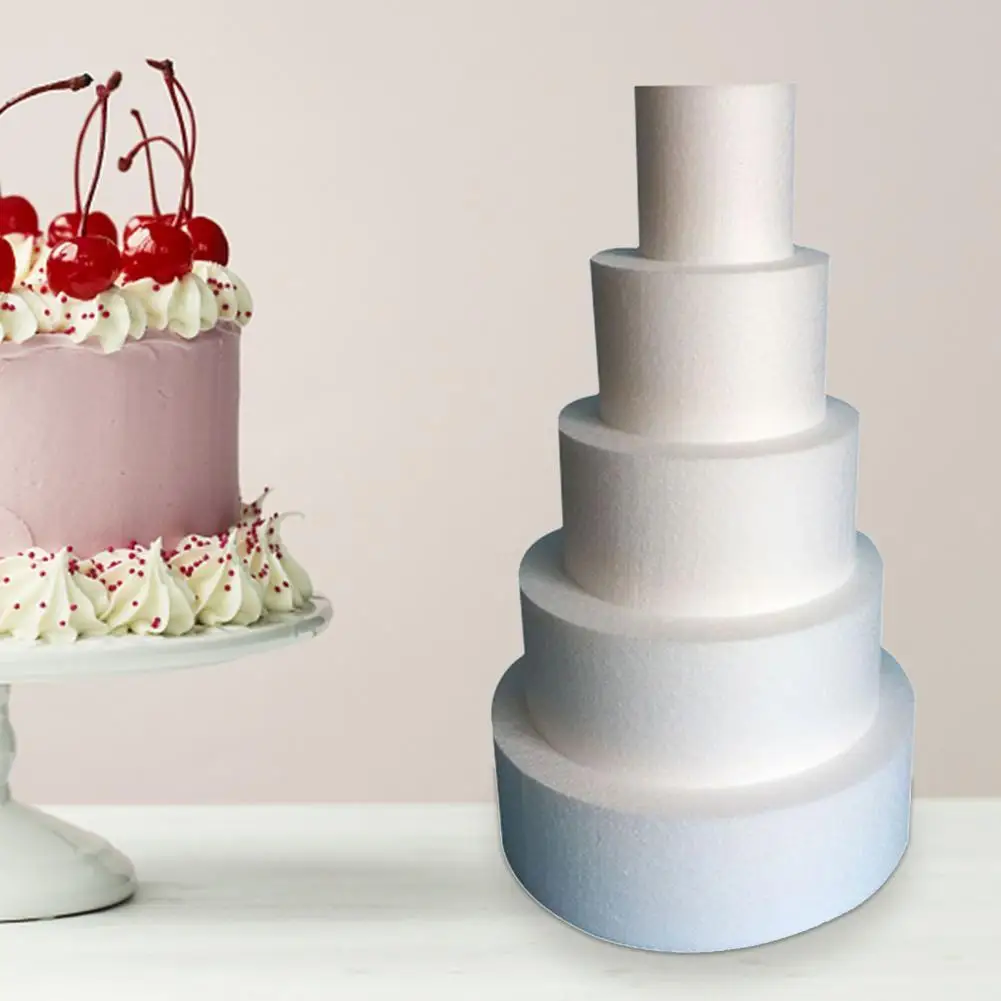 

Useful Cake Dummy Eco-friendly Lightweight Practical DIY Cake Baking Mould Cake Mold Cake Dummy