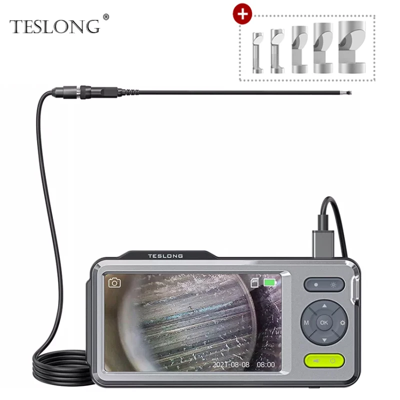 

Teslong Rifle Borescope with 5" Screen, Visual Gun Cleaning Camera- Fits .20 Caliber & Larger w/45-inch Flexible Probe