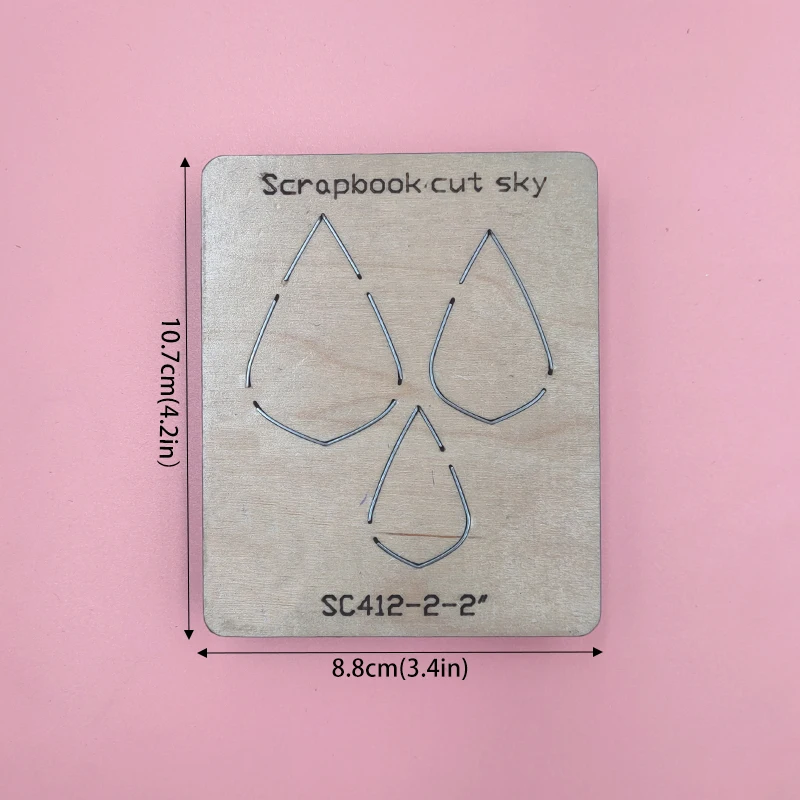 

Drop Earring Wood Cutting Dies Compatible with Most Machines