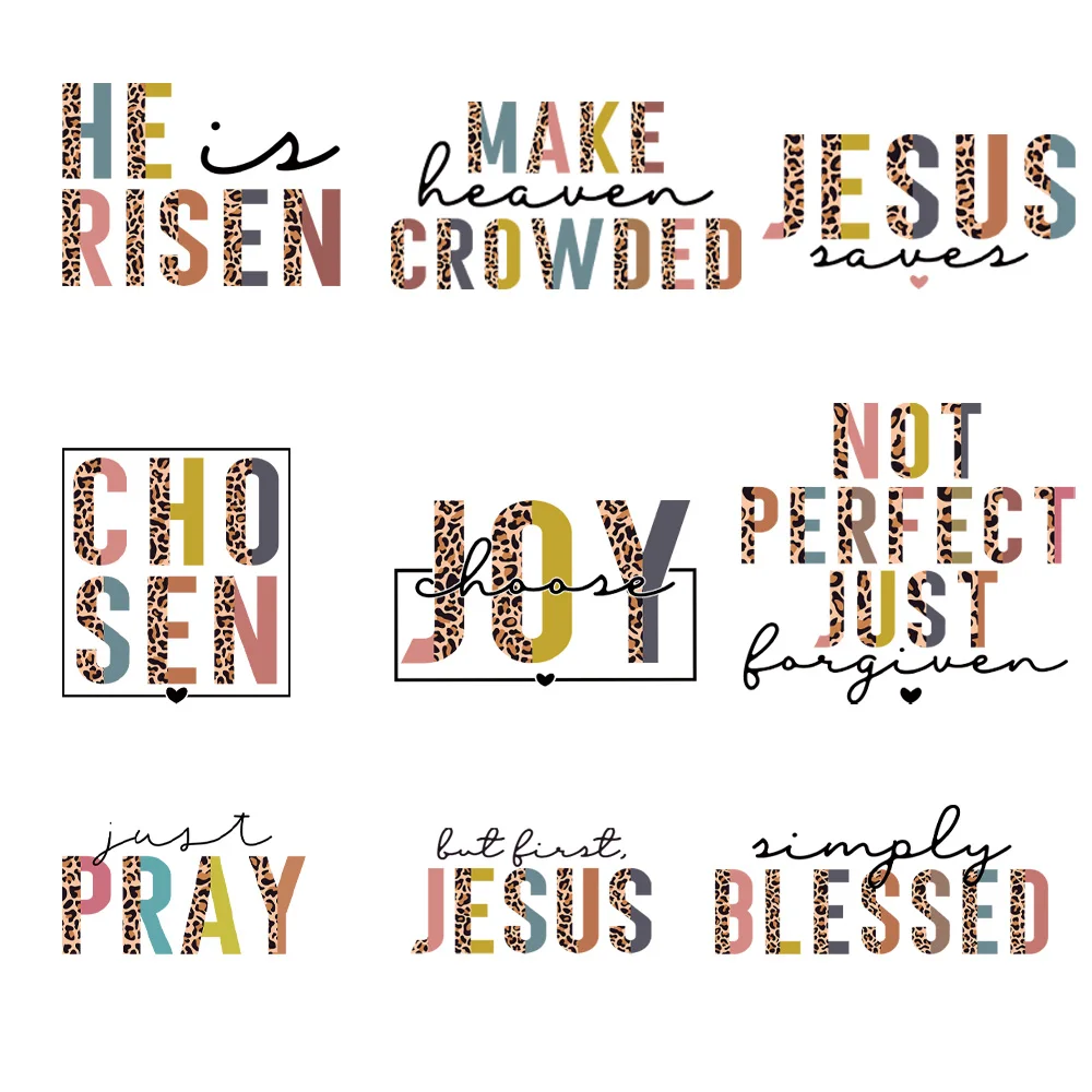 9 шт. термотрансферы для сумок одежды футболок