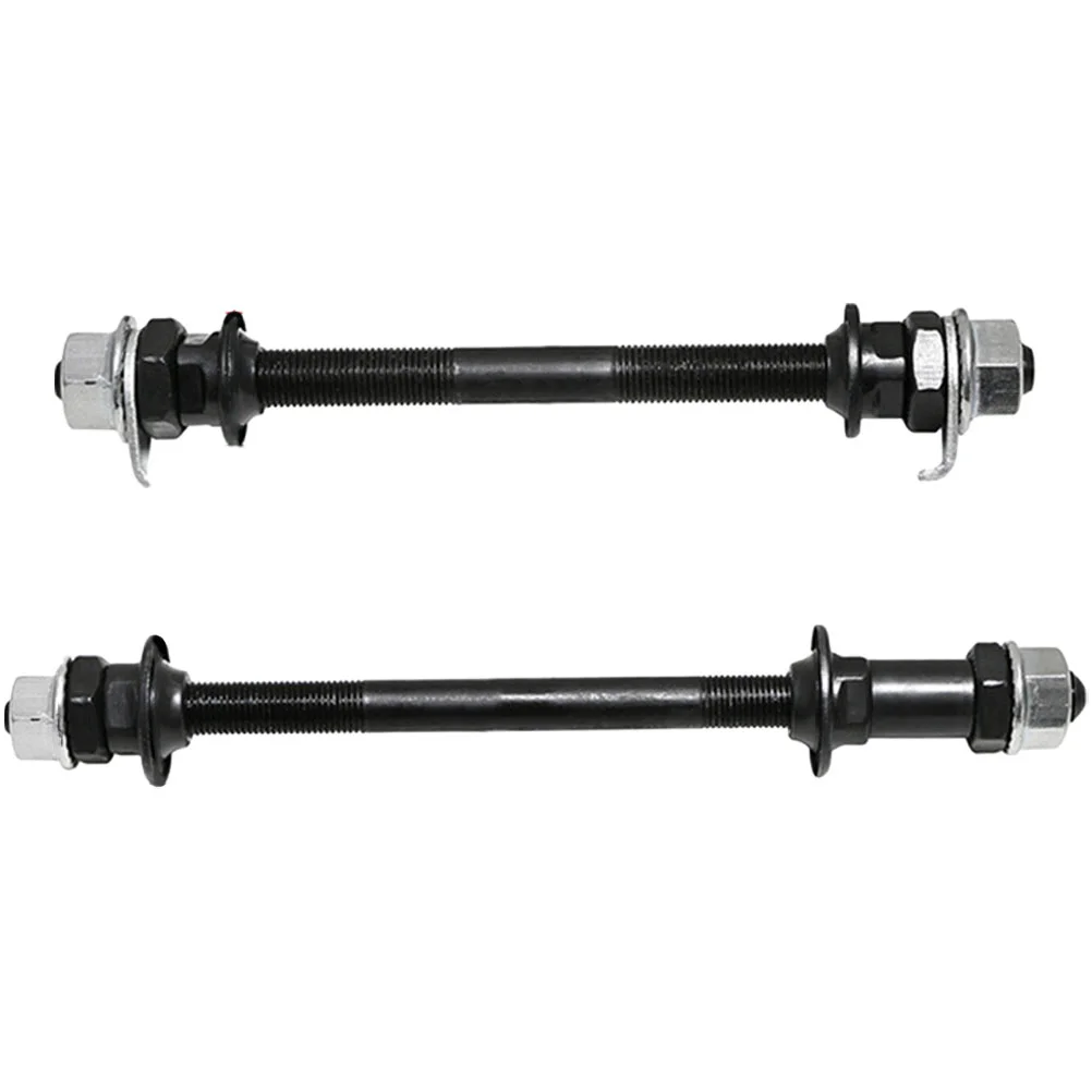 

2 Pcs Bicycle's Axle Road Bike Accessories Multifunctional Shaft Metal Front Bicycles Rear Mountain