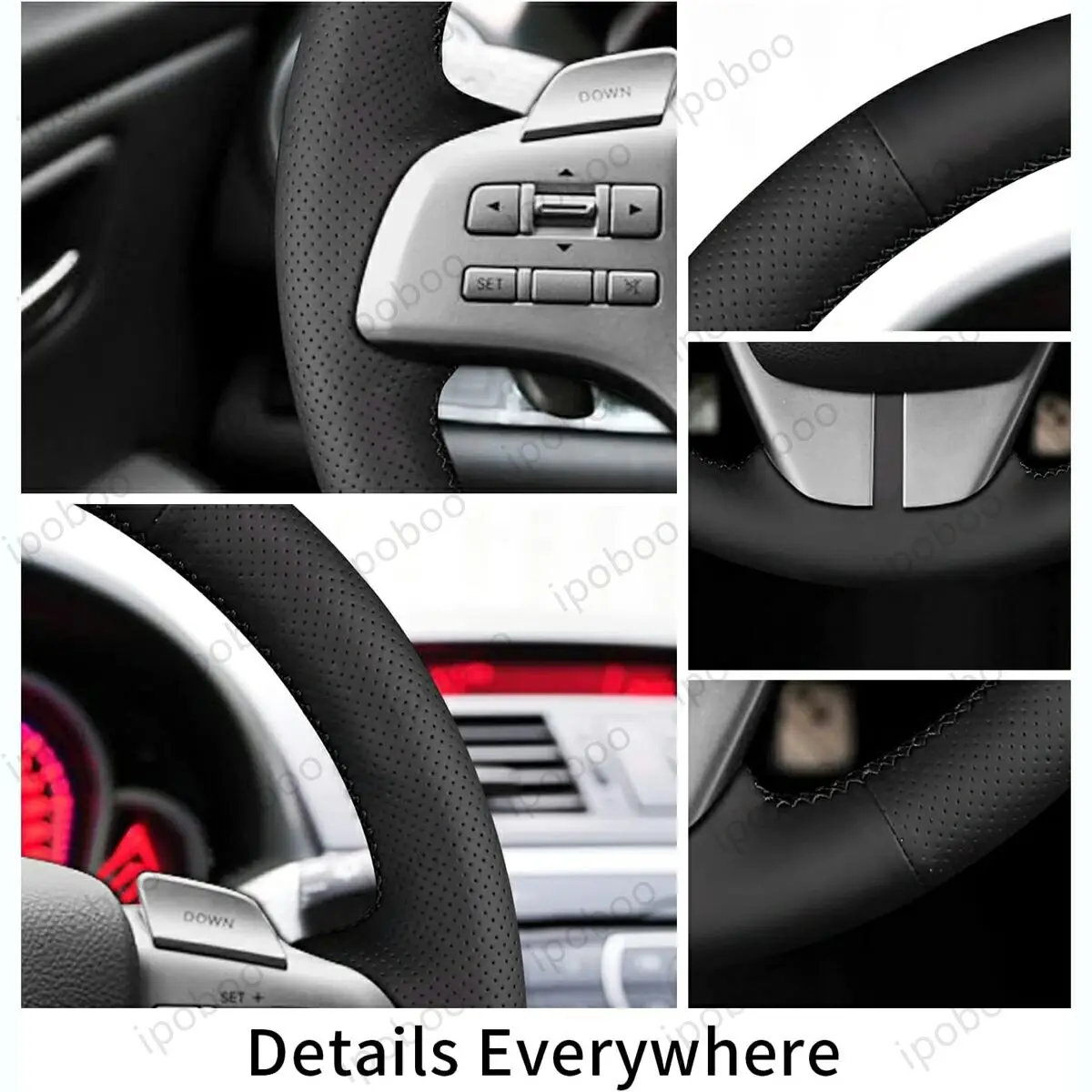 Фото Чехол на руль ручной работы для Mazda 6 SAP Wagon 2009, 6 SAP 20096 Wagon 2008, 6 Sedan 2008, 6 Hatchback 2008 №2