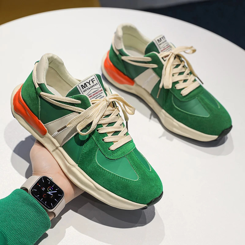 

Trend Men Running Shoes Spring Walking Shoes Lace Up Non-Slip Man New Fashion Outdoor Sports Sneakers Tennis Jogging Sneakers