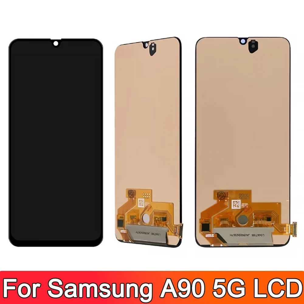 OLED для Samsung A90 5G запасные части ЖК-дисплея сенсорный экран дисплея A908B A908N A908 в