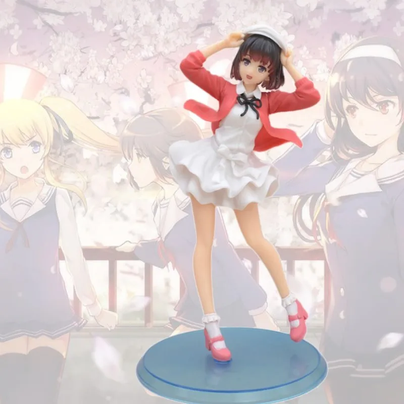 Saekano: Как поднять скучную девушку, аниме фигурка Megumi Kato Kawaii Girl Hentai, фигурка, взрослая статуя, модель, Декор, Подарочные игрушки