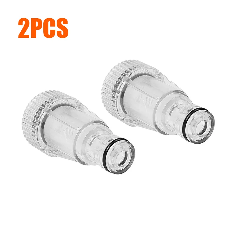

2pcs Transparent Car Clean Machine Water Filter High Pressure Cleaning Machine Filter For High Pressure Cleaning Machine Parts