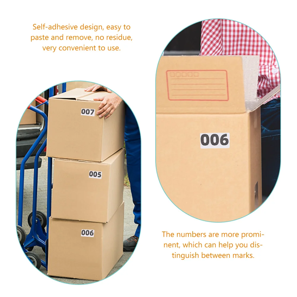 1-рулонные наклейки с городскими номерами этикетки номером маленькими