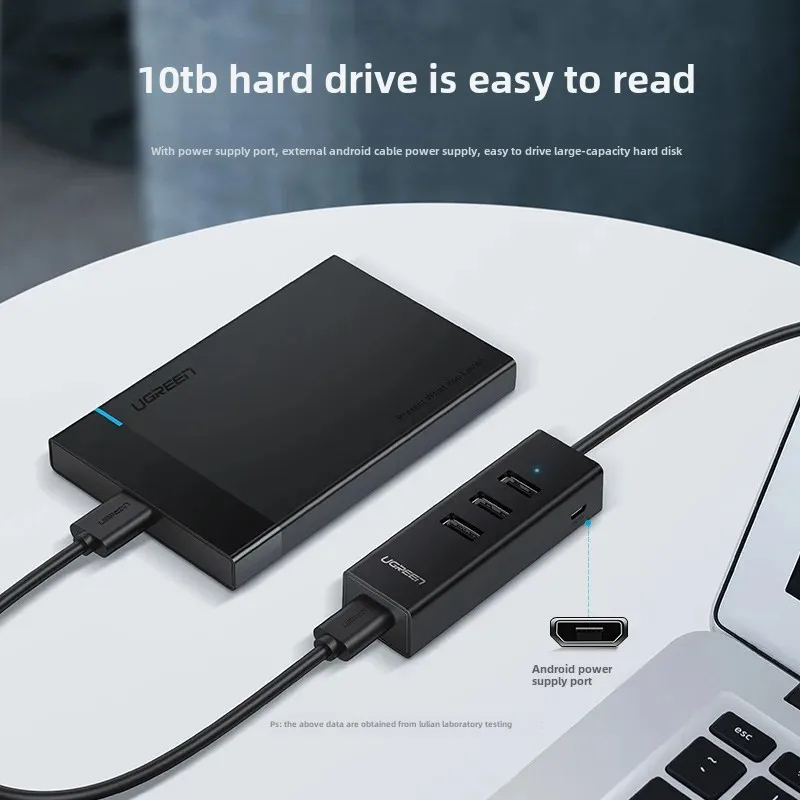 UGREENUSB HUB 2.0 Электронные аксессуары для мотоциклов с интерфейсом питания