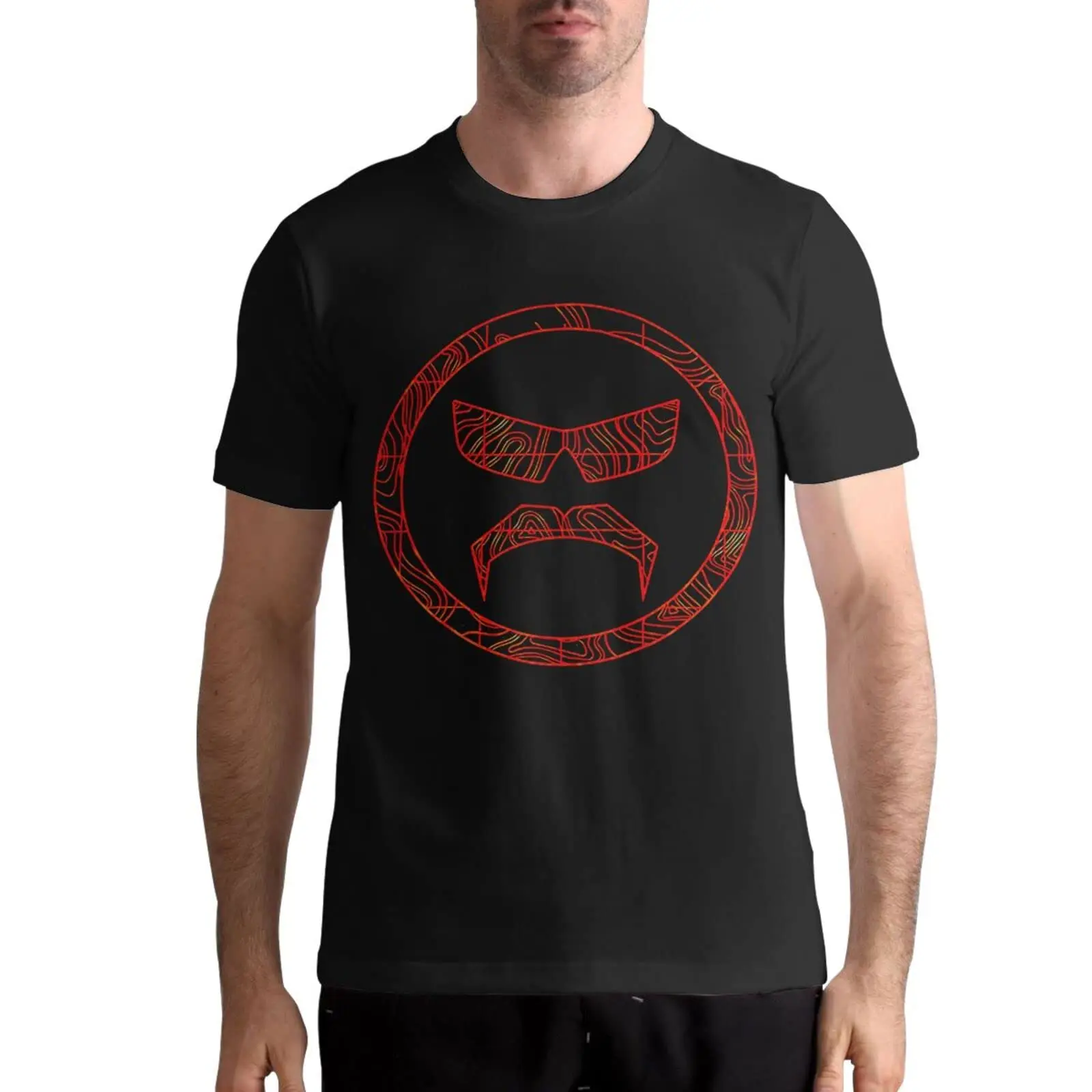 Футболка мужская оверсайз с коротким рукавом Классическая Модная рубашка