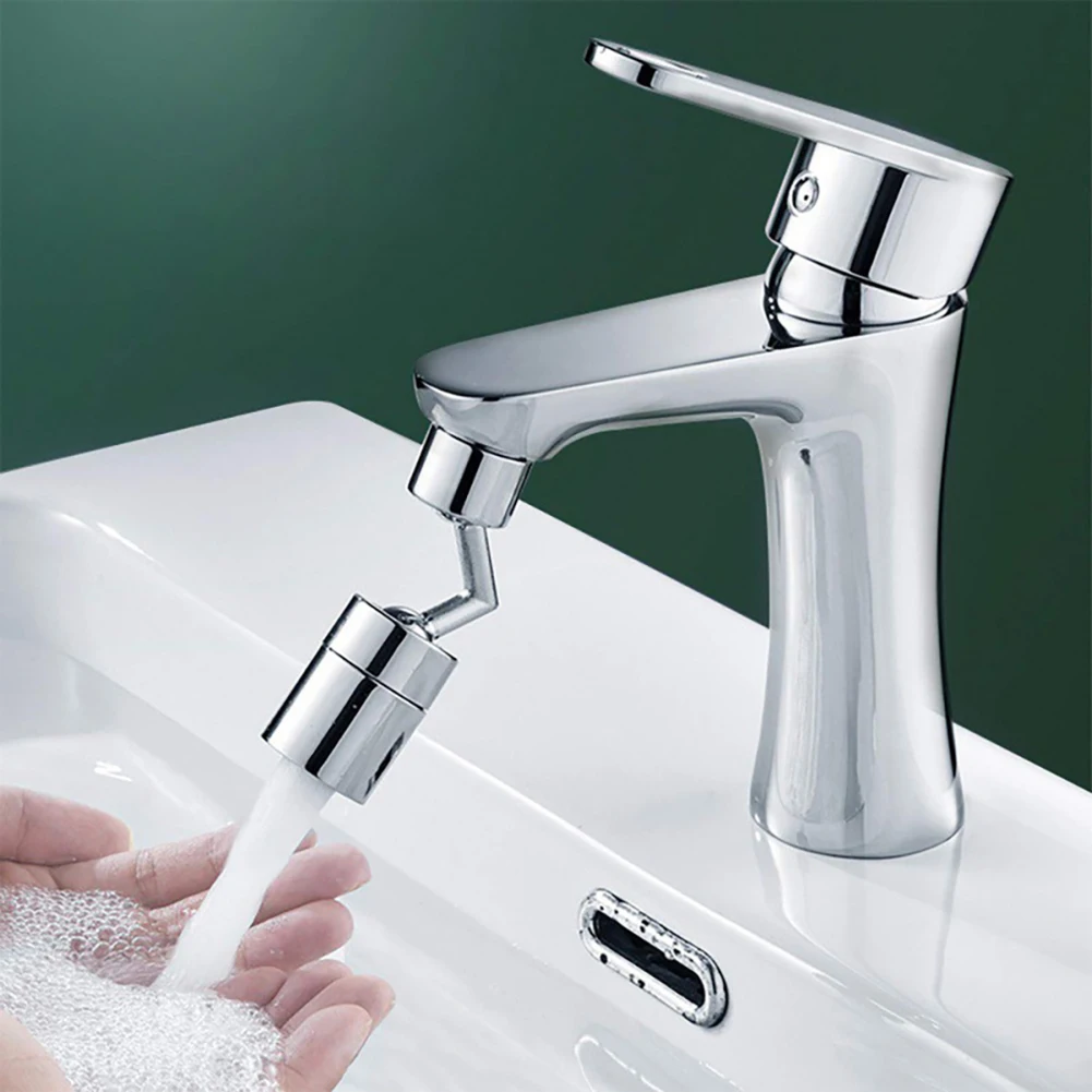 

720 Rotatable Tap Aerator Splash-proof Faucet Sprayer Head Water Saving Plastic Splash Tap Head Wash Basin Tap Extender Adapter