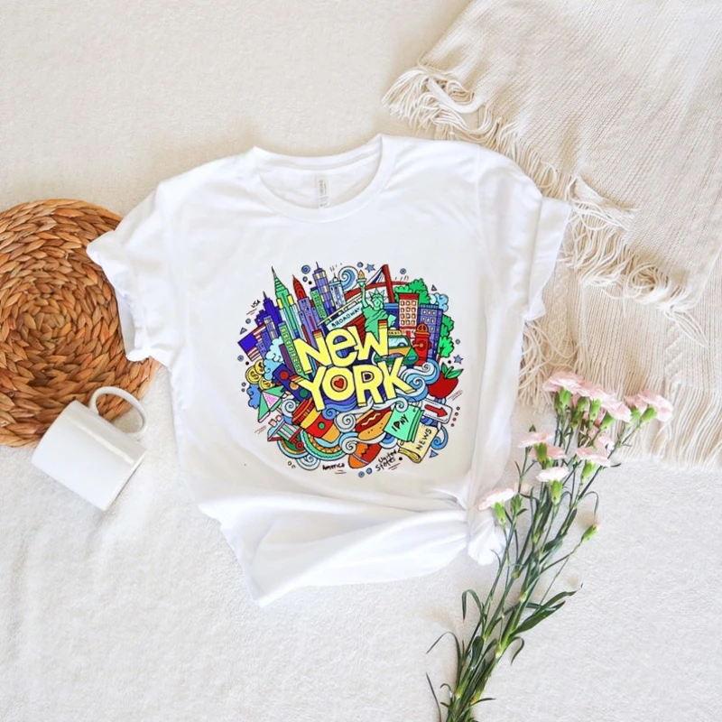 

Trip Shirt, East Coast Shirt, women clothes graphic t shirts vintage women clothing 100% cotton women's T-shirt y2k clothes