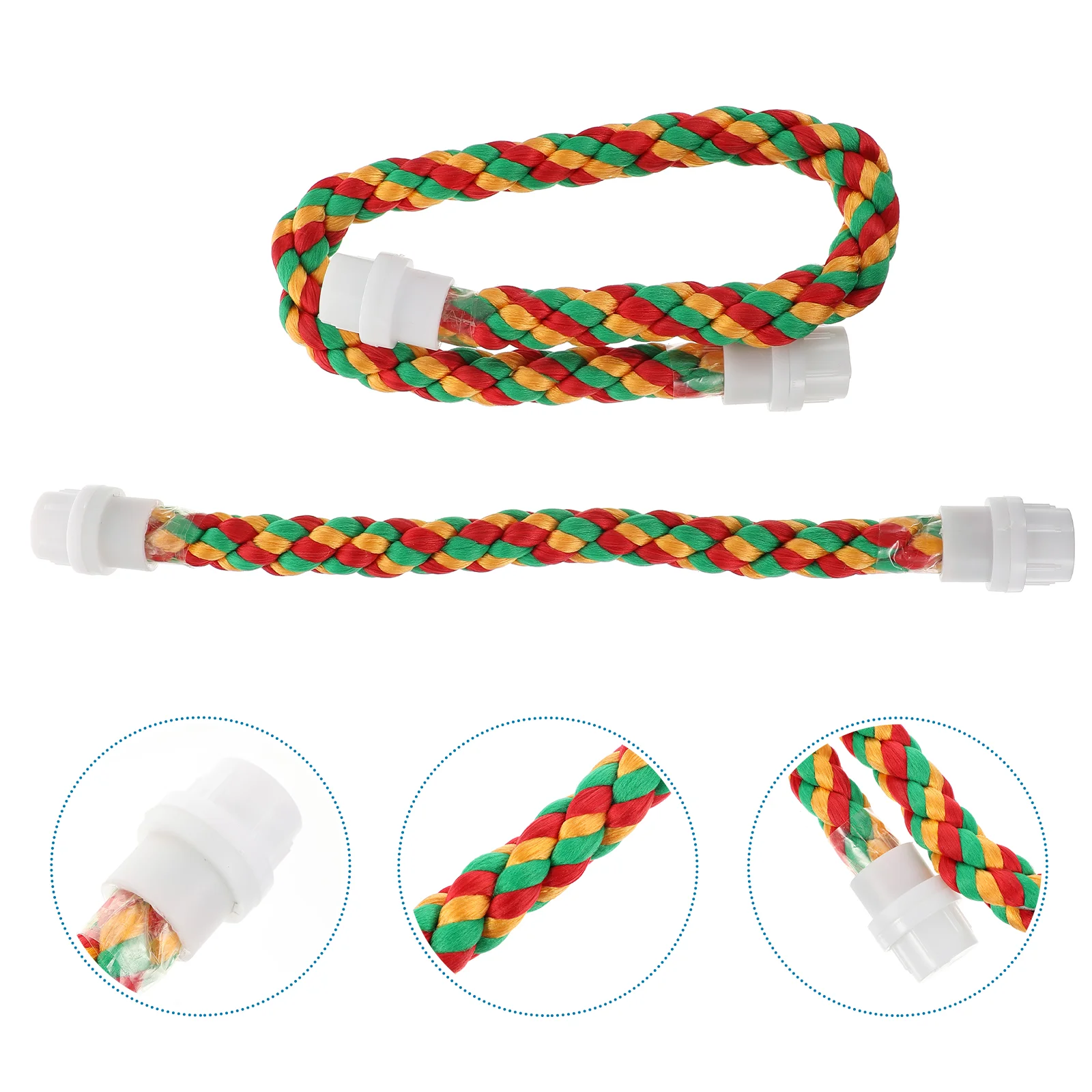 

Parrot Bird Toy Perch Ladder Rope Hanging Swing Stand Toys Cagebridge Climbing Hammock Beak Trimmer Birdcage Grinding Paw Bungee