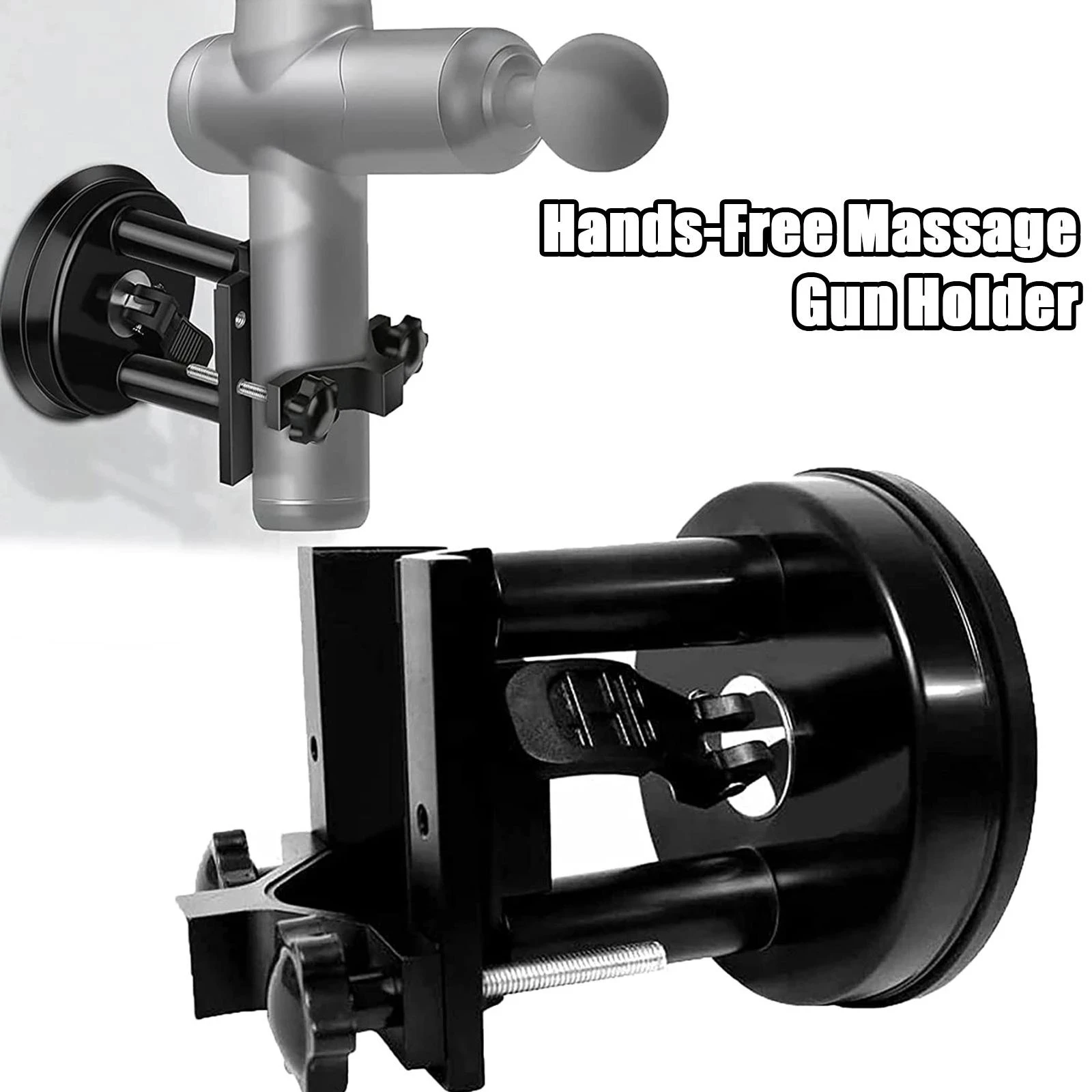 

Massager Gun Bracket Holder Hands Free Back Shoulder Hip Deep Tissue Massager Gun Mount System And Home Use Fascial Gun Holder