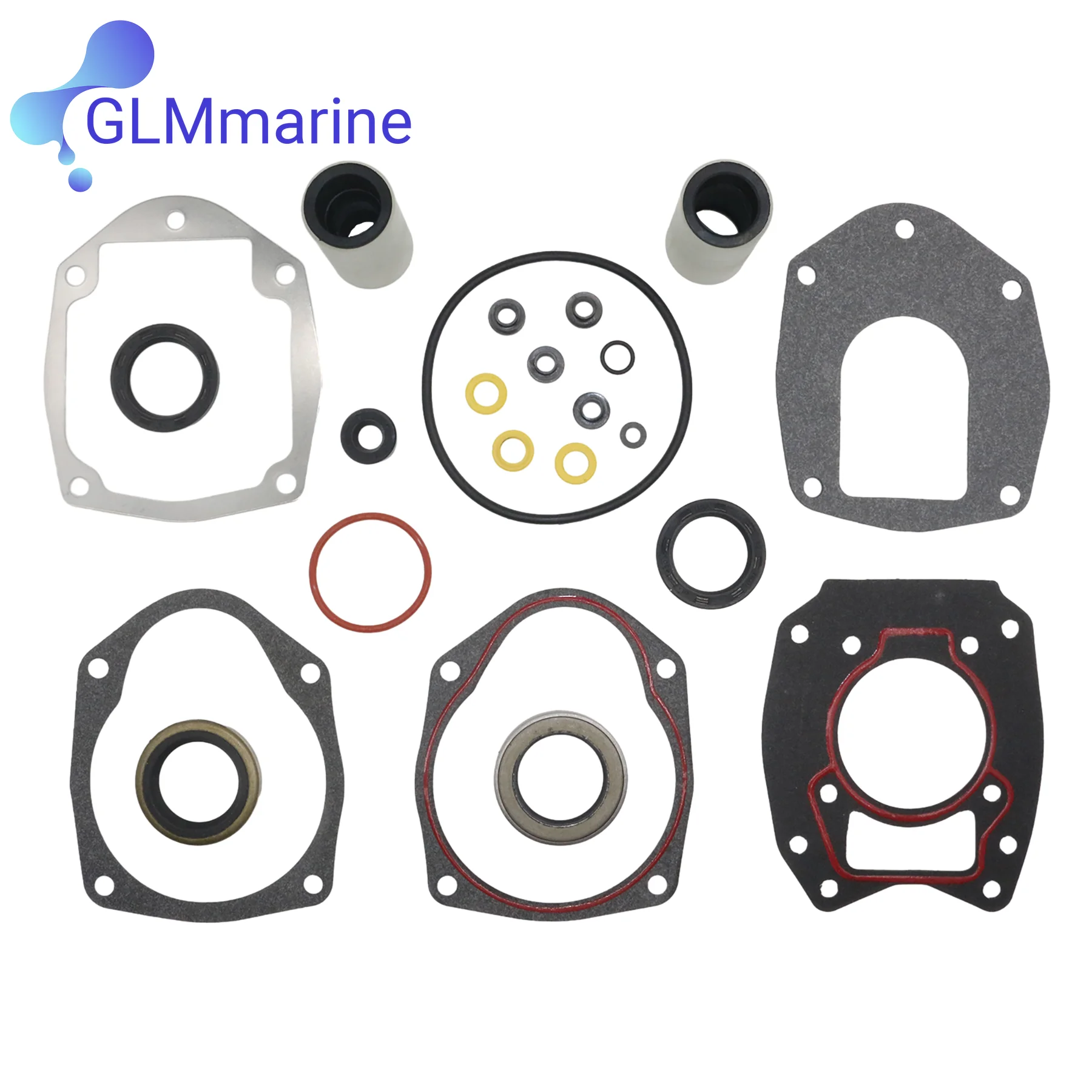 Фото 26-43035A4 Комплект уплотнений нижнего блока для подвесного двигателя Mercury Marine с 2/4 ходом 30-125 л.с. Заменяет 43035A3 43035A2 43035A1 18-2626 №1