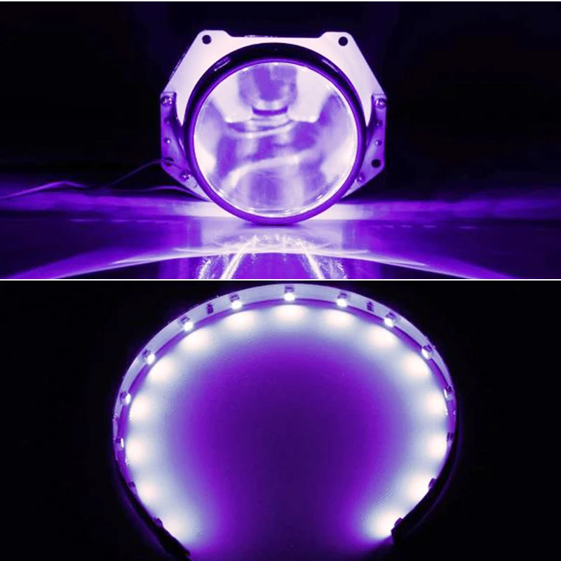 Мощный светодиодный кольцевой комплект 15SMD Demon Eye с гало для автомобильных и