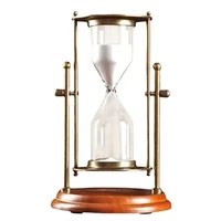 wooden sandglass sand clock 15 minutes vintage clock european style hourglasses timer home office gadgets household items gift