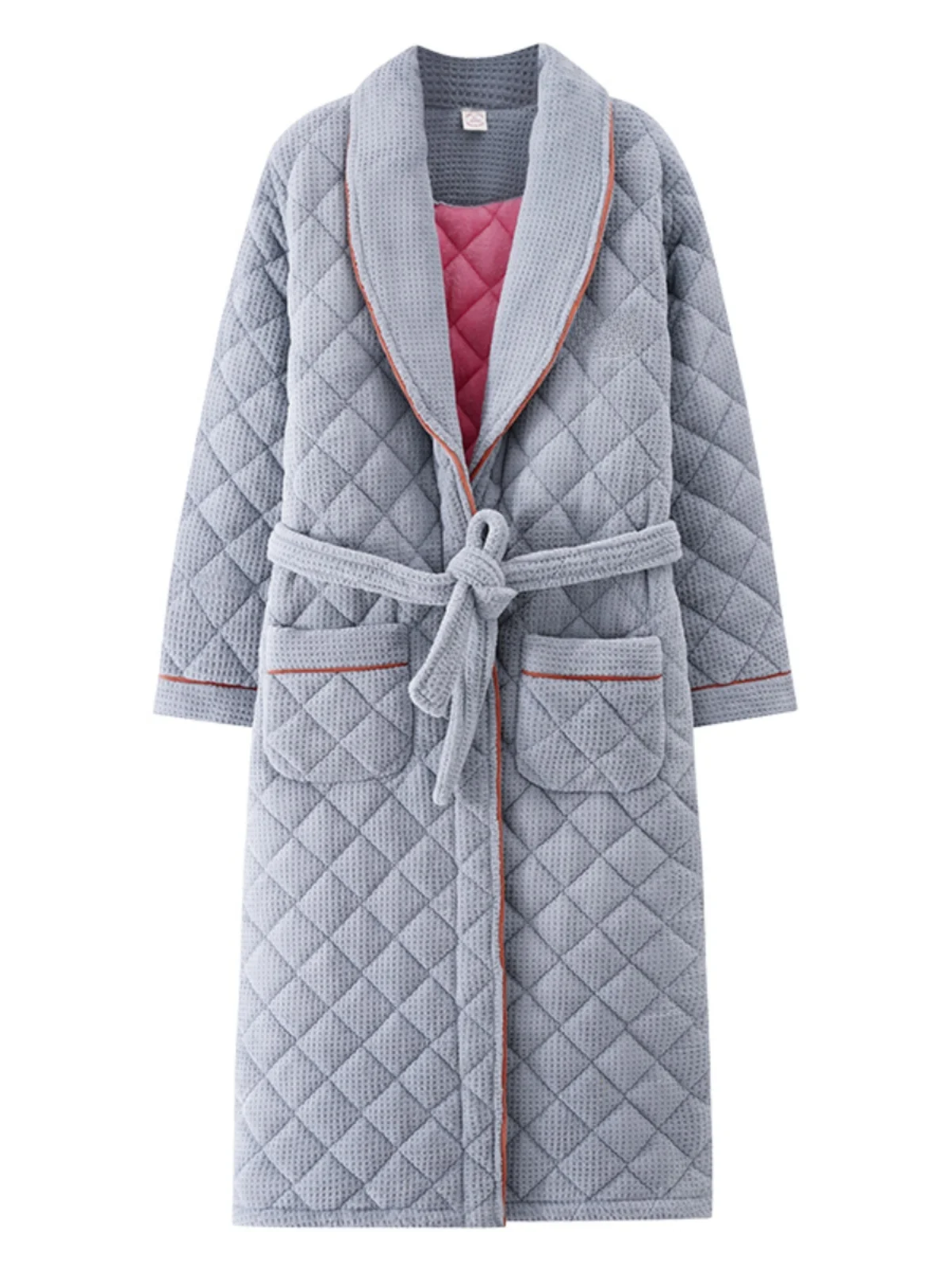 Ночная рубашка Finteng из кораллового флиса женская зимняя утолщенная трехслойная