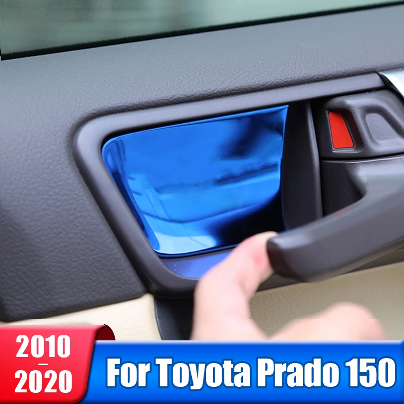 

For Toyota Land Cruiser Prado 150 FJ150 FJ 150 2010 - 2015 2016 2017 2018 2019 2020 Car Inner Door Handle Bowl Cover Accessories