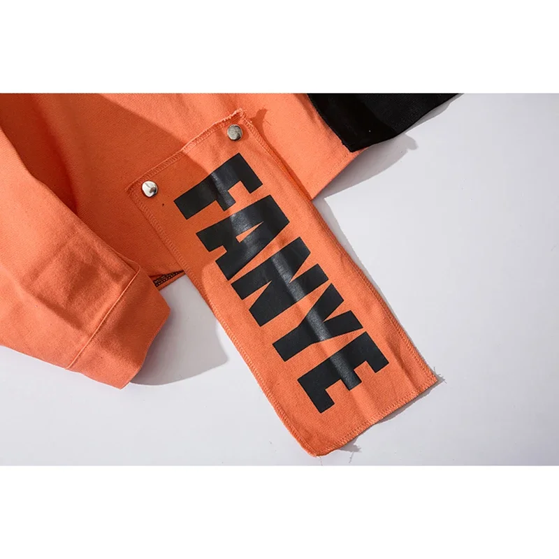 Притягательная Лоскутная куртка для мужчин мужская с ленточным карманом стиль