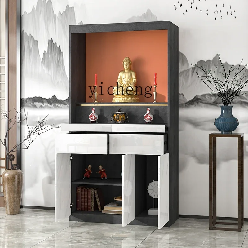 TQH буддийский шкаф нишевый вертикальный современный бытовой Сяцзя бог богатства