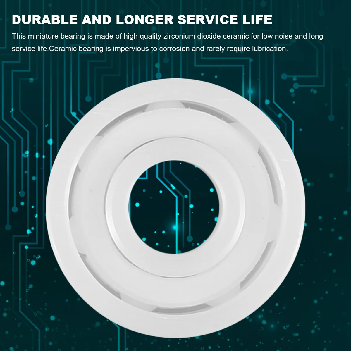 608 полностью керамический подшипник ZrO2 шариковый 8 мм x 22 7 из оксида циркония
