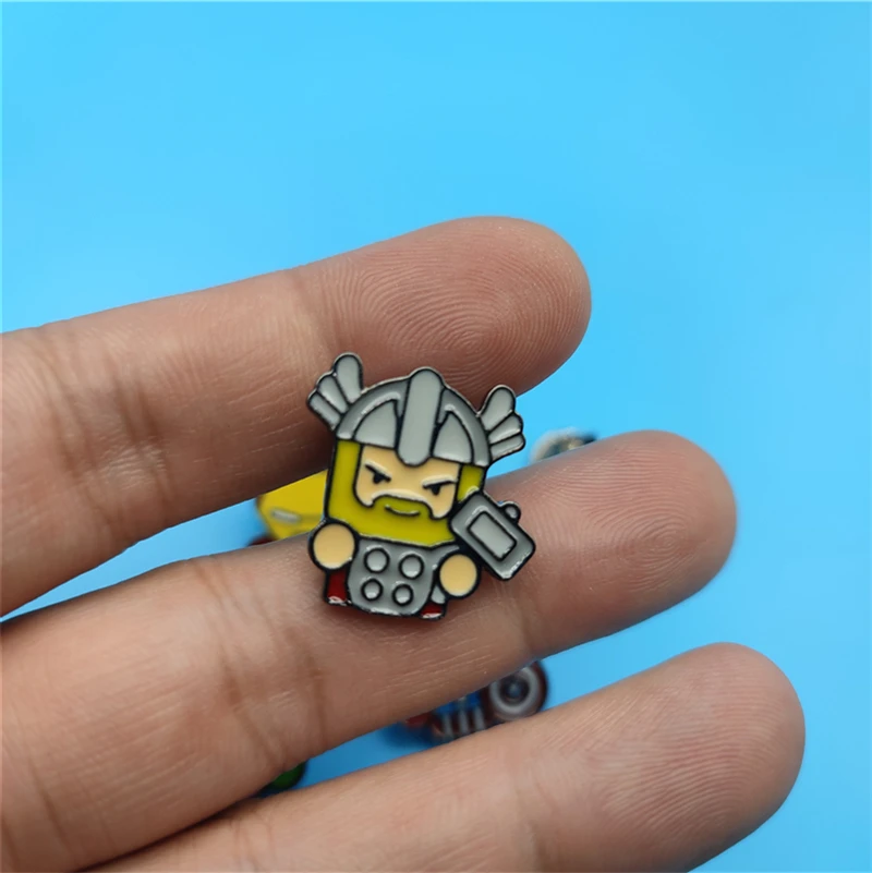 Металлический значок Мстители Человек-паук Халк Тор Ника Фурия Капитан Америка