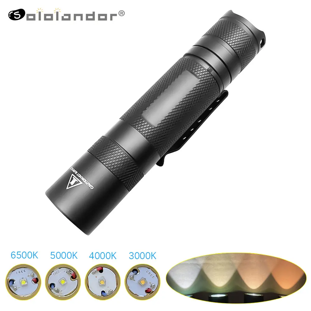 Sololandor SST20 6500k 5000k 4000k белый свет и 3000k желтый Светодиодная маленькая прямая трубка