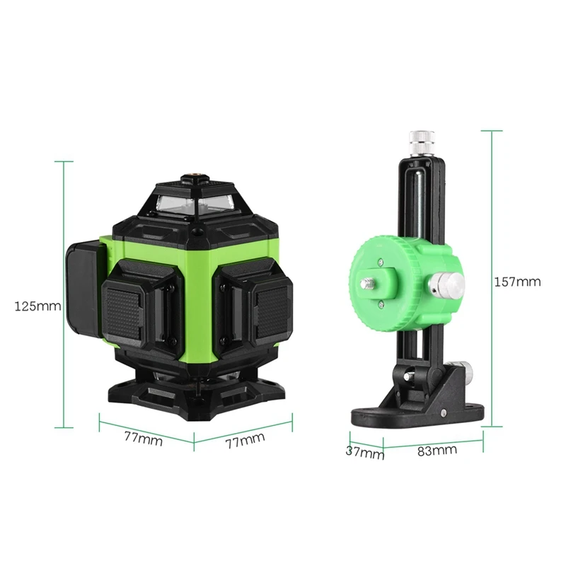 ABHU Pracmanu 16-линейный беспроводной пульт дистанционного управления 4D с зелеными