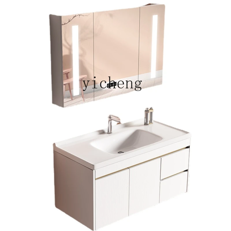 

YY Bathroom Cabinet Combination Bathroom Ceramic Whole Washbin Washstand Washbasin Wash Basin Cabinet