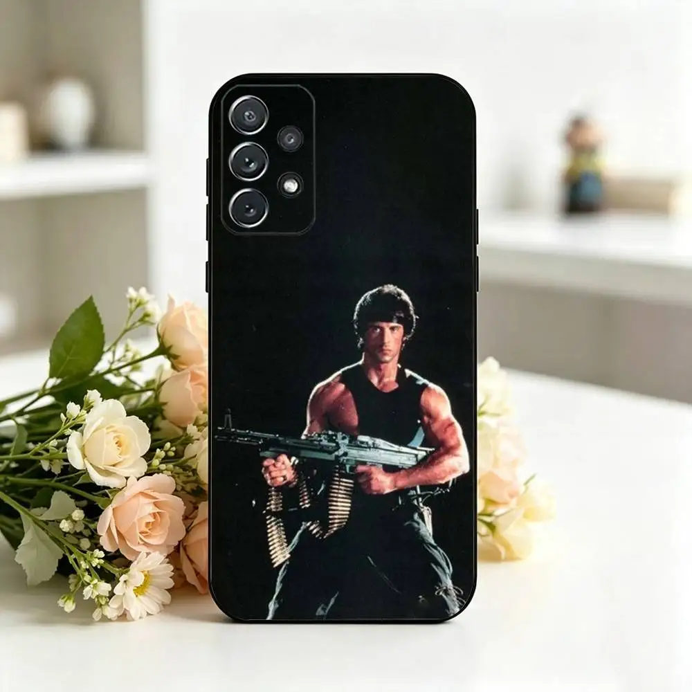 Чехол для телефона First Blood S-Stallone Sly-Y, черный, силиконовый, мягкий, для Samsung S25, S24, S21, S22, S23, S30, Ultra, S20, Plus, FE, Lite. Подарок. (art.: 3920dc3e34e54) - 3920dc3e34e54