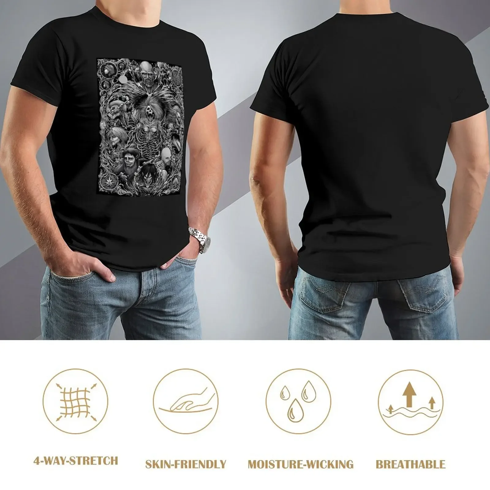 Roots Skull 	 T-Shirt customs design your own designer shirts graphic tees mens t pack