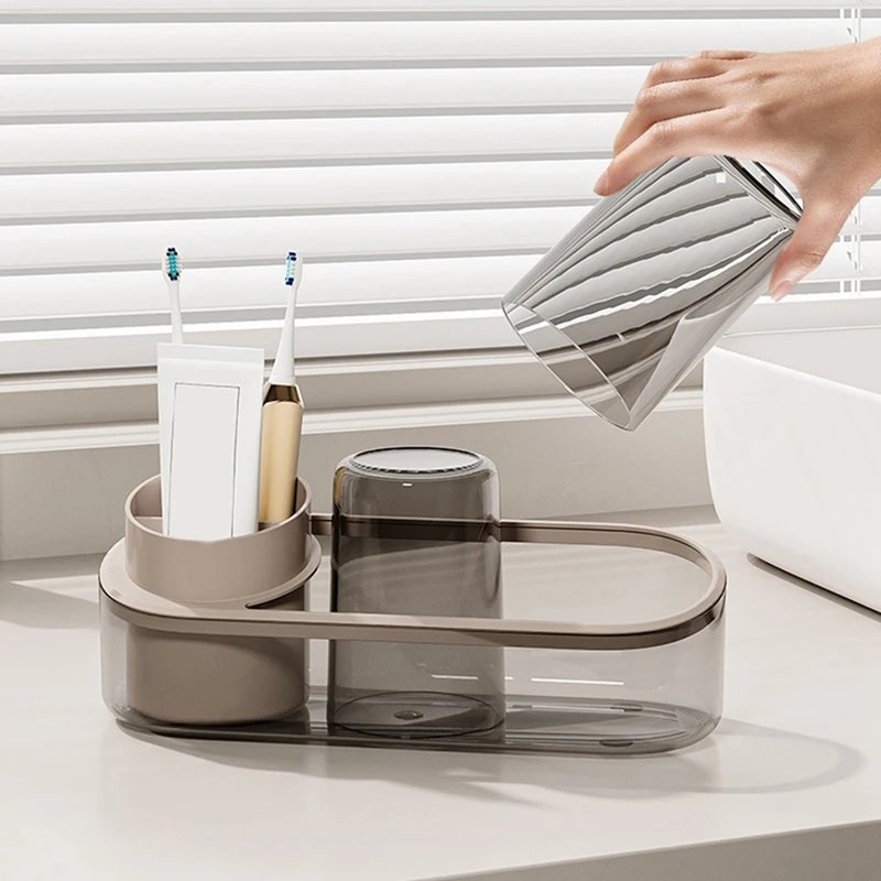 Держатели для зубных щеток пластиковый держатель зубной пасты в ванной набор