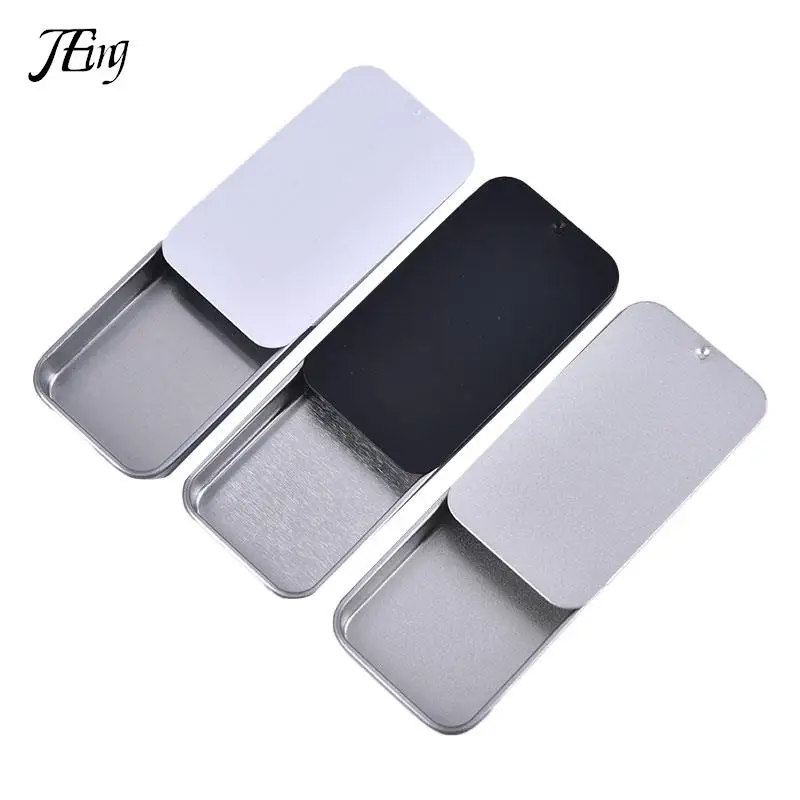 1 шт. мини-железная коробка скользящая крышка для хранения свадебные украшения