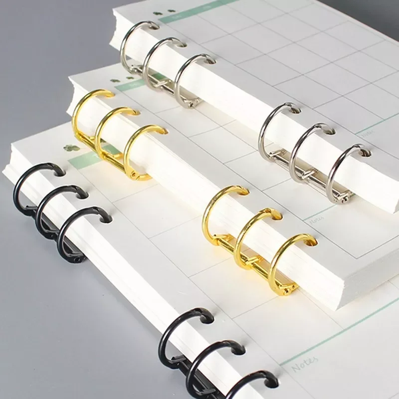 

Metal Binder Rings for Photo Album Notebook Loose Leaf Binding Ring Stationery Office School Supply A5 A6 A7 Universal