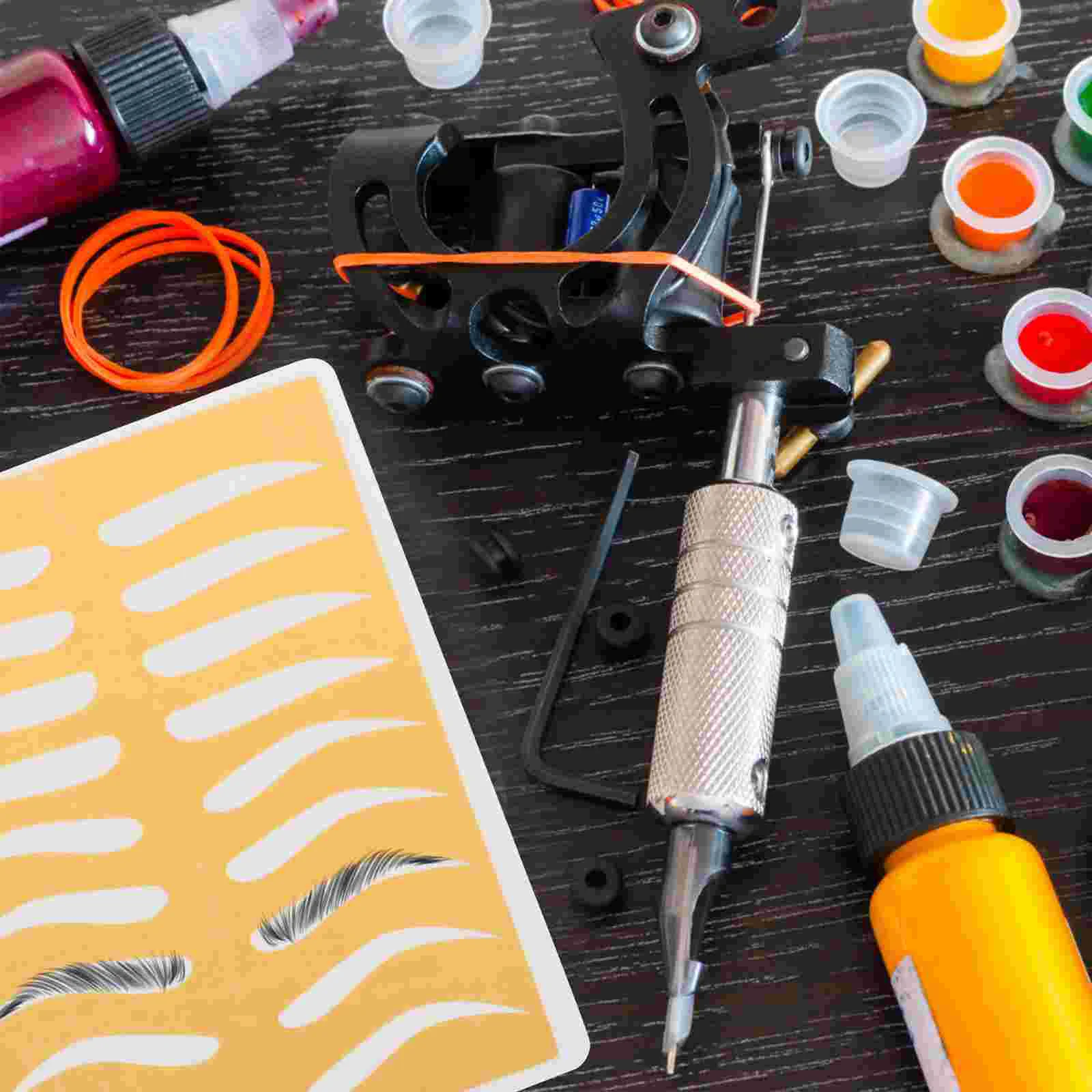 10 шт. поддельные практические татуировки для кожи салон Unibrow татуировка