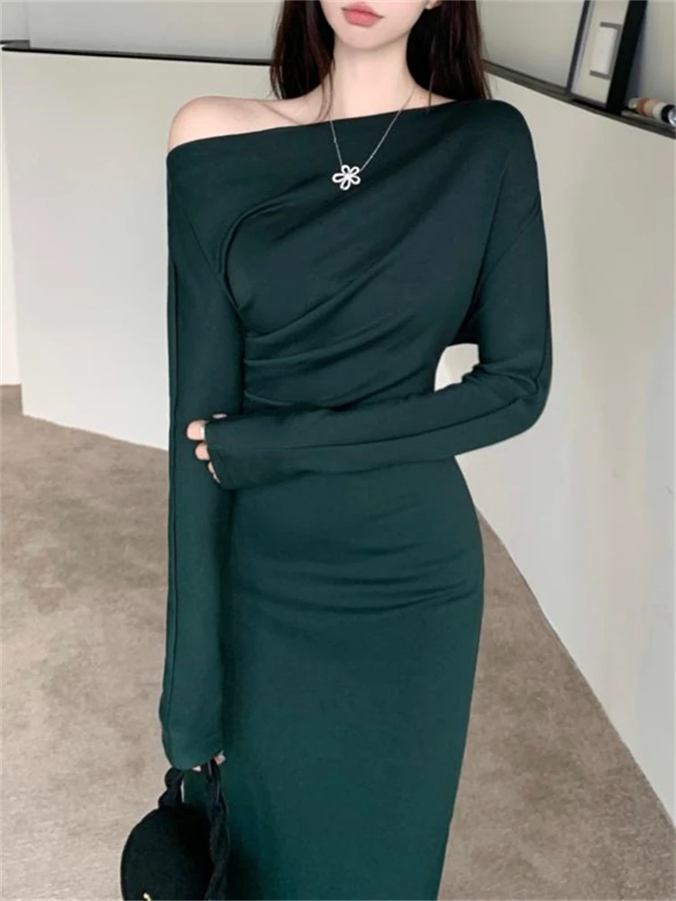 

New Spring Women Bodycon Midi Dresses Female Skinny Slim Sexy Party Vestidos Ladies Fashion Prom Clothes