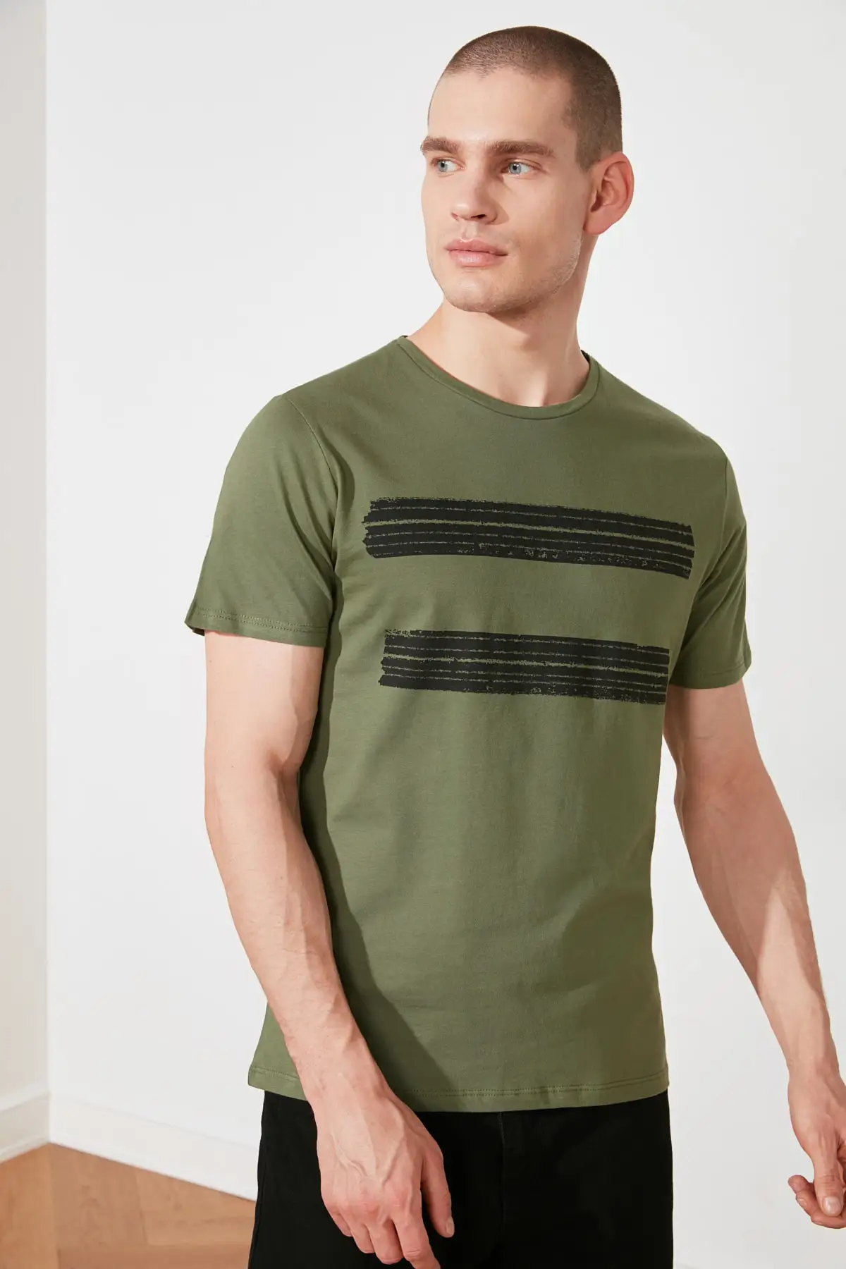 Футболка трендол Мужская Базовая TMNSS20TS0092 модная одежда топ футболка оверсайз