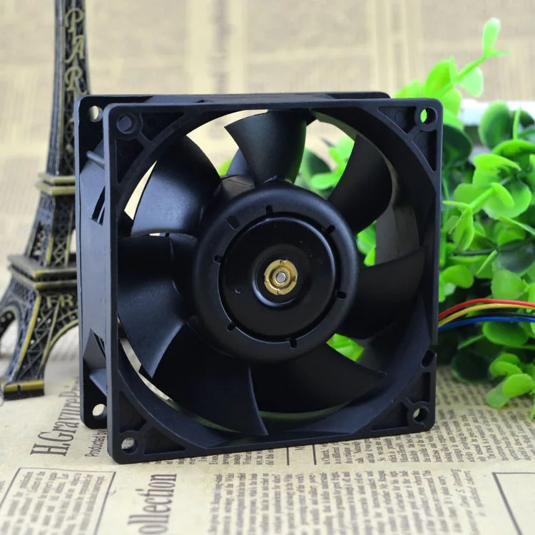 

DELTA 9038 50V 0.70A 9CM DUAL BALL 4-WIRE CABINET INVERTER FAN AFC0948DE