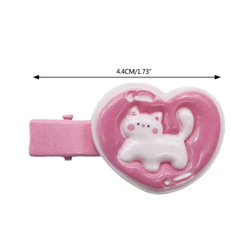 Заколки для волос из смолы Love Heart элегантные заколки женщин Heawear