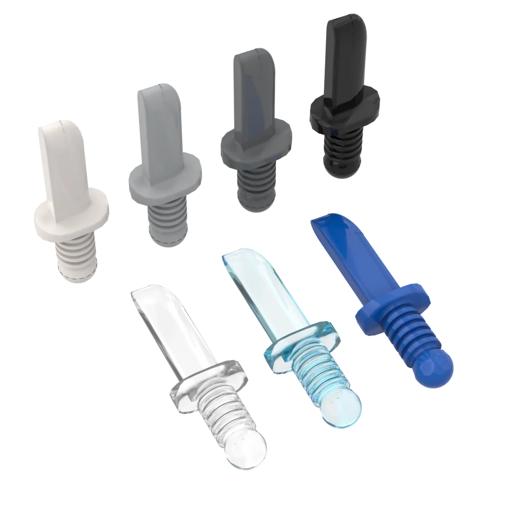 

10PCS Assembles Particles 44658 Small Knife Dagger Mini Bricks Building Blocks DIY Replaceable Parts Toys For Children