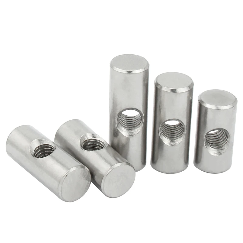 

Бочковые гайки с перекрестным отверстием из нержавеющей стали M4 M5 M6