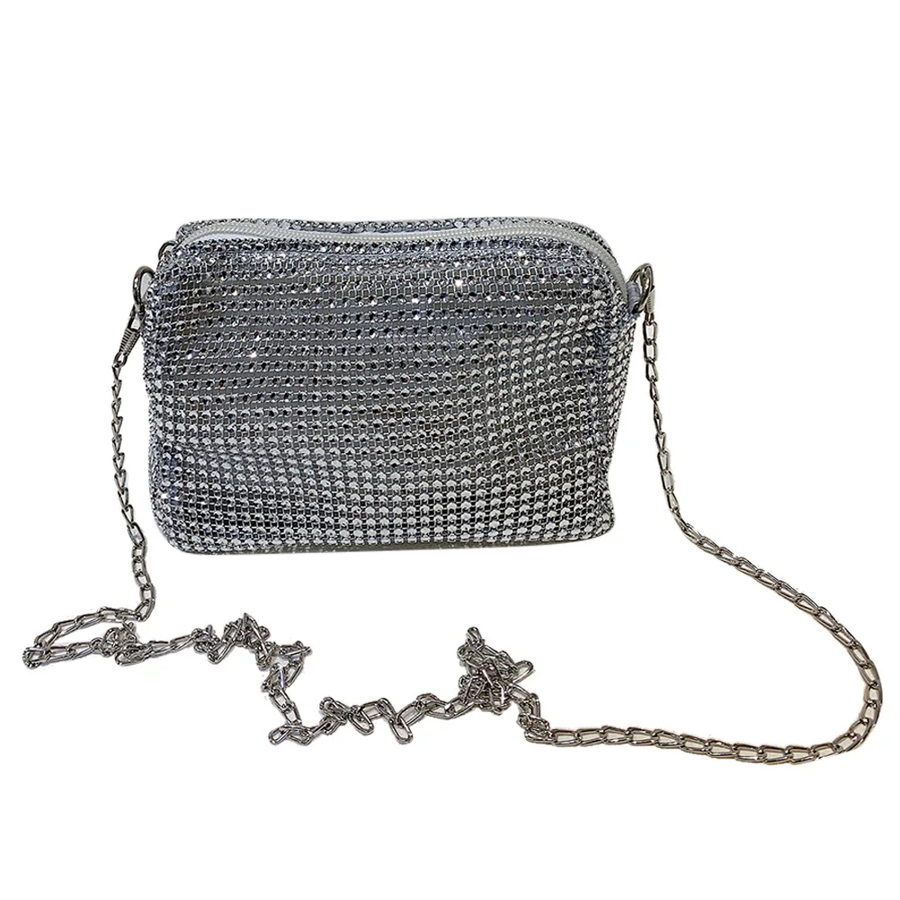 

Fashion Rhinestones Evening Clutch Bag Shiny Crystal Female Dinner Party Wedding Purses Handbag Women Birthday Gifts