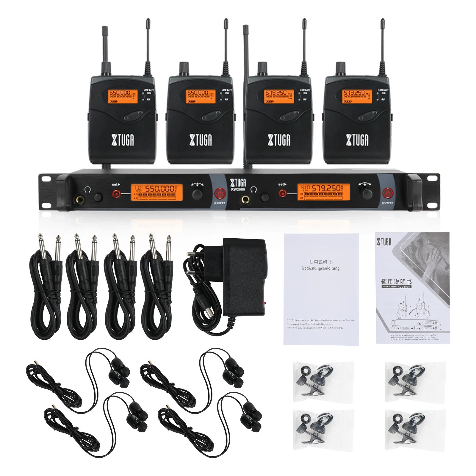 

High Repurchase Rate Good Quality 2 Channel Wireless In-Ear-Monitoring Systems
