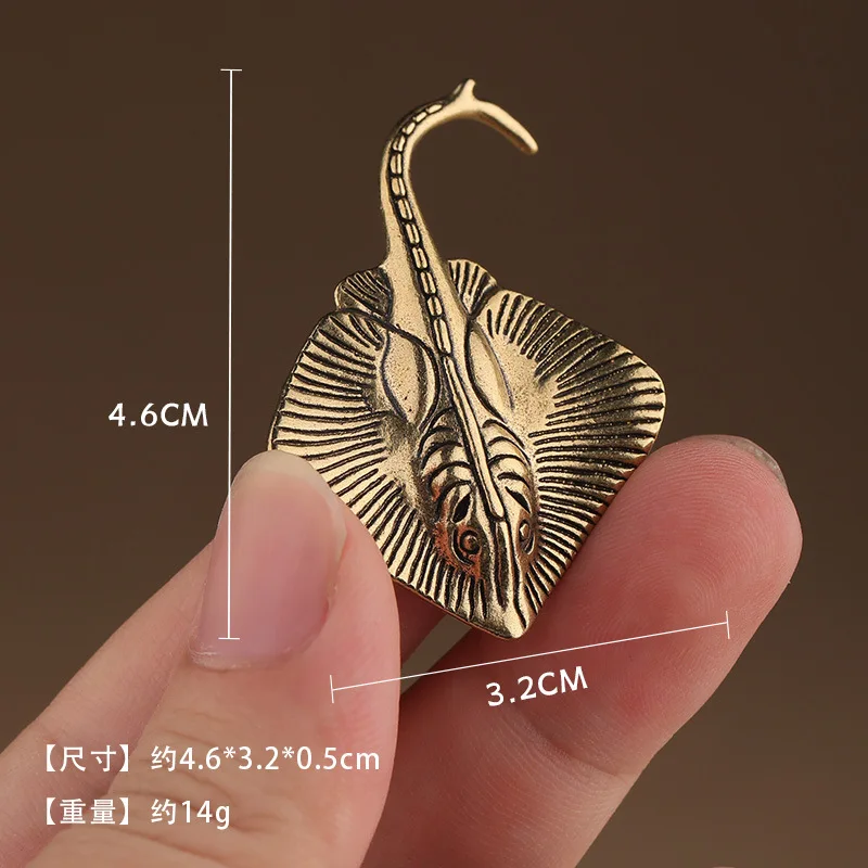 

Винтажный кулон из латуни "Манта Рэй" anlyxi