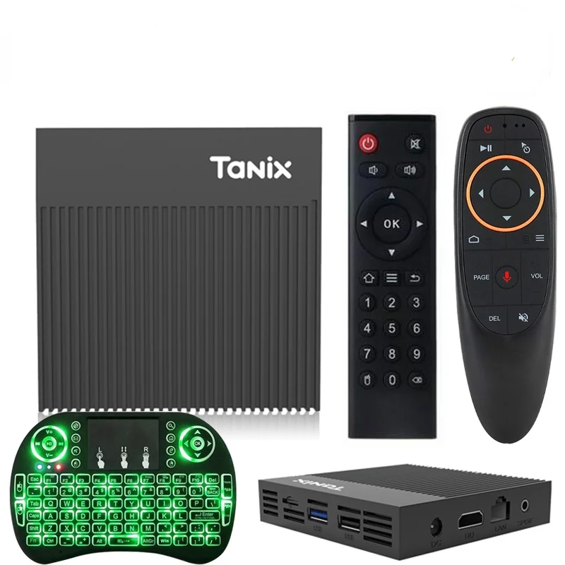 

HD Tanix x9 TV Box 4K Android 11 Amlogic S905x4 Set Top Box HDMI-compatible USB 3.0 2.4G 5G Wifi Quad Core H.265 Smart TV Box