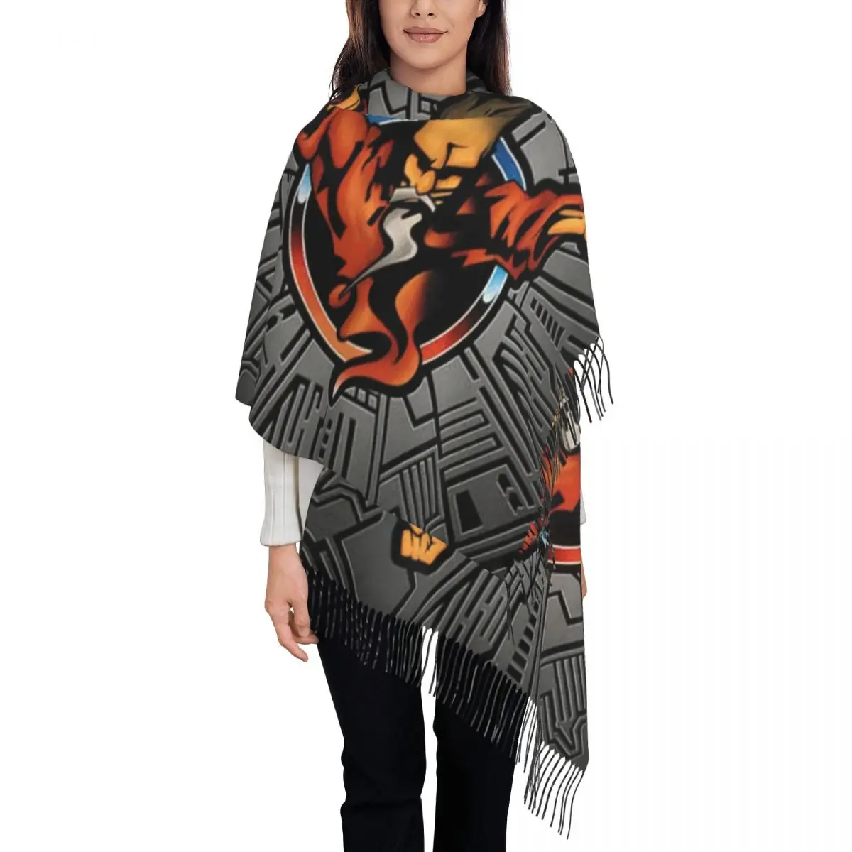 

Женский Длинный шарф для музыкального фестиваля