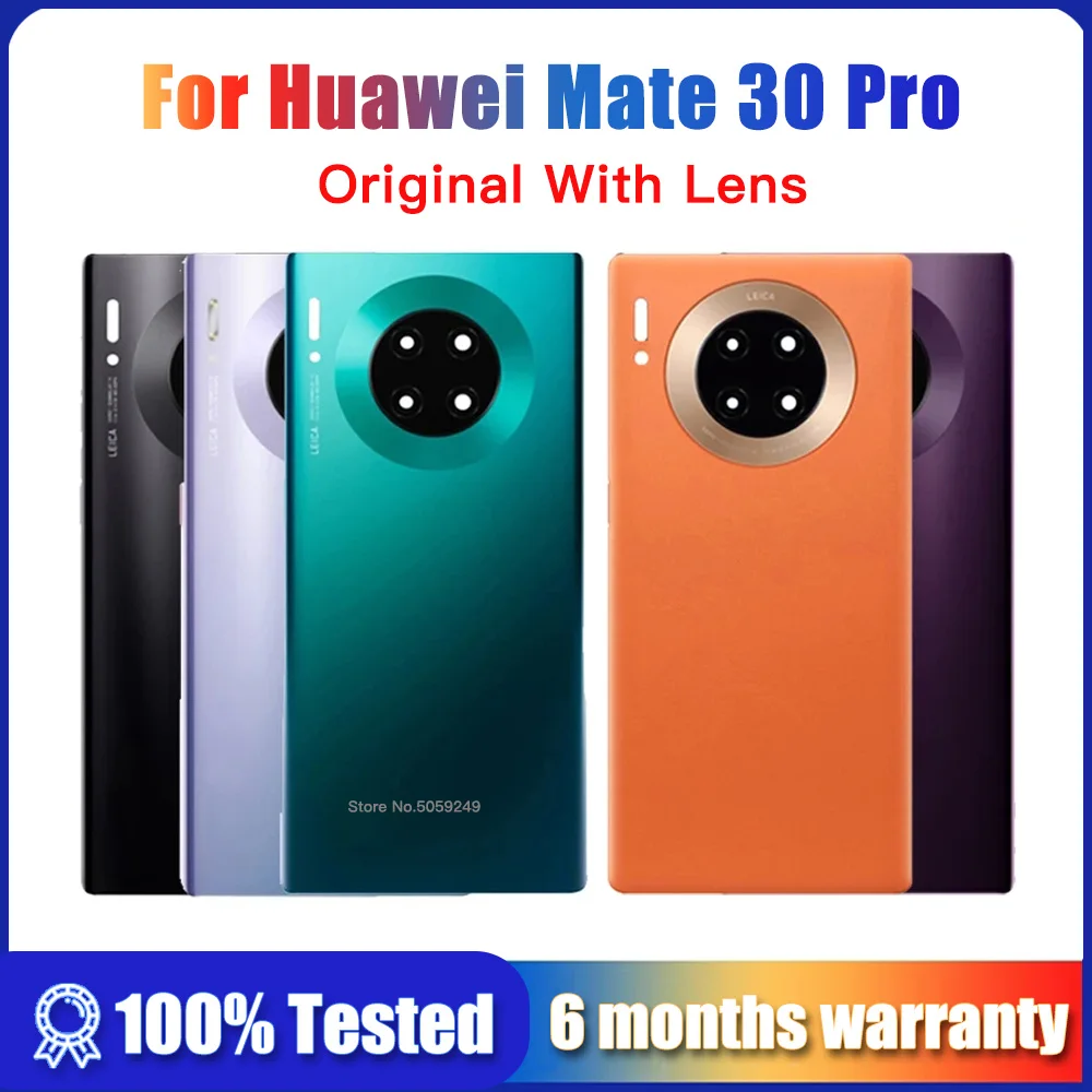 Задняя крышка батареи ORI для Huawei Mate 30Pro 3D стеклянная панель Mate30pro задняя