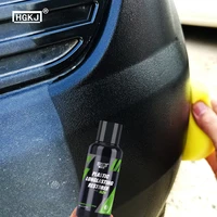 hgkj s24 100ml car plastic restorer back to black super gloss waterproof longlasting trim hydrophobic renovator car detailing