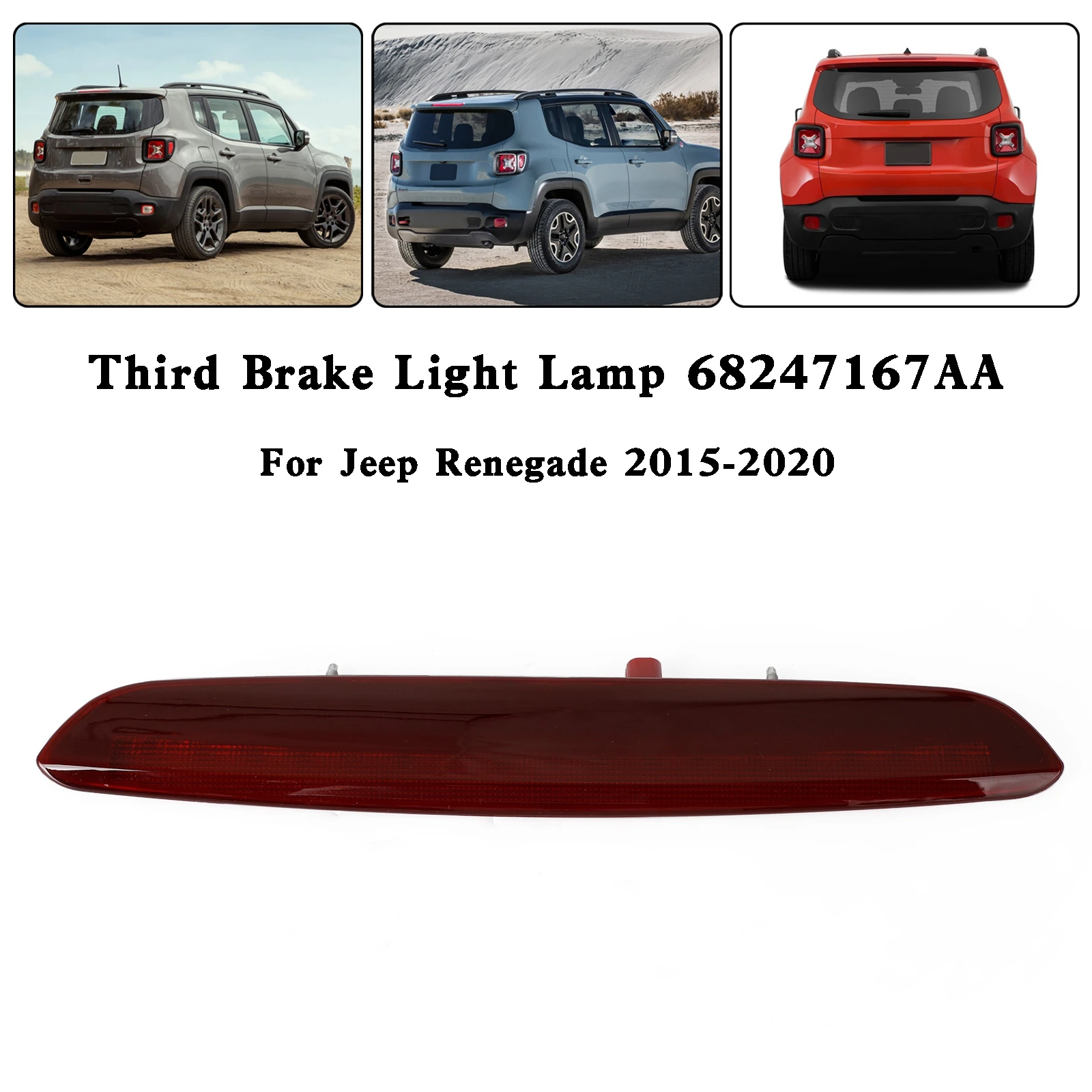 

Topteng Third Brake Light Lamp 68247167AA For Jeep Renegade 2015-2020